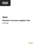 Acer Monitor Firmwire Upgrade Tool - UserGuide - EN