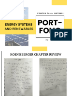 Energy Systems and Renewables