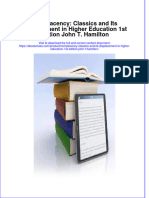 Complacency Classics and Its Displacement in Higher Education 1St Edition John T Hamilton Download 2024 Full Chapter
