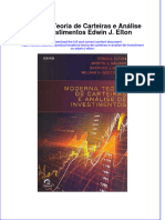 Moderna Teoria de Carteiras E Analise de Investimentos Edwin J Elton Download 2024 Full Chapter