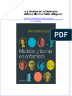 Modelos Y Teorias en Enfermeria Spanish Edition Martha Raile Alligood Download 2024 Full Chapter