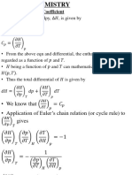 Lecture 25 - TCHM - The Joule-Thomson Coefficient