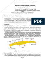 Wei Yang, Wenku Shi, Fuxiang Guo, Weilong Yang: Flow Field Simulation and Performance Analysis of HVAC Defrosting Duct