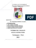 Trabajo de Sistema Respiratorio