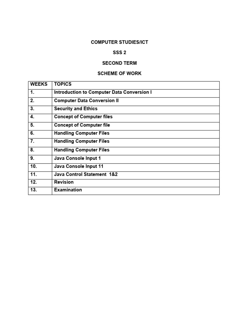 SS2 Computer Studies: Data & Security | PDF | Malware | Central ...