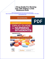Mosbys Drug Guide For Nursing Students 14Th Edition Linda Skidmore Roth Download 2024 Full Chapter