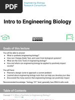 Intro To Engineering Biology