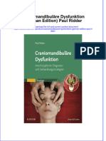 Craniomandibulare Dysfunktion German Edition Paul Ridder Download 2024 Full Chapter