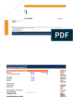 Funding Gap and Operating Line Calculator - Blank