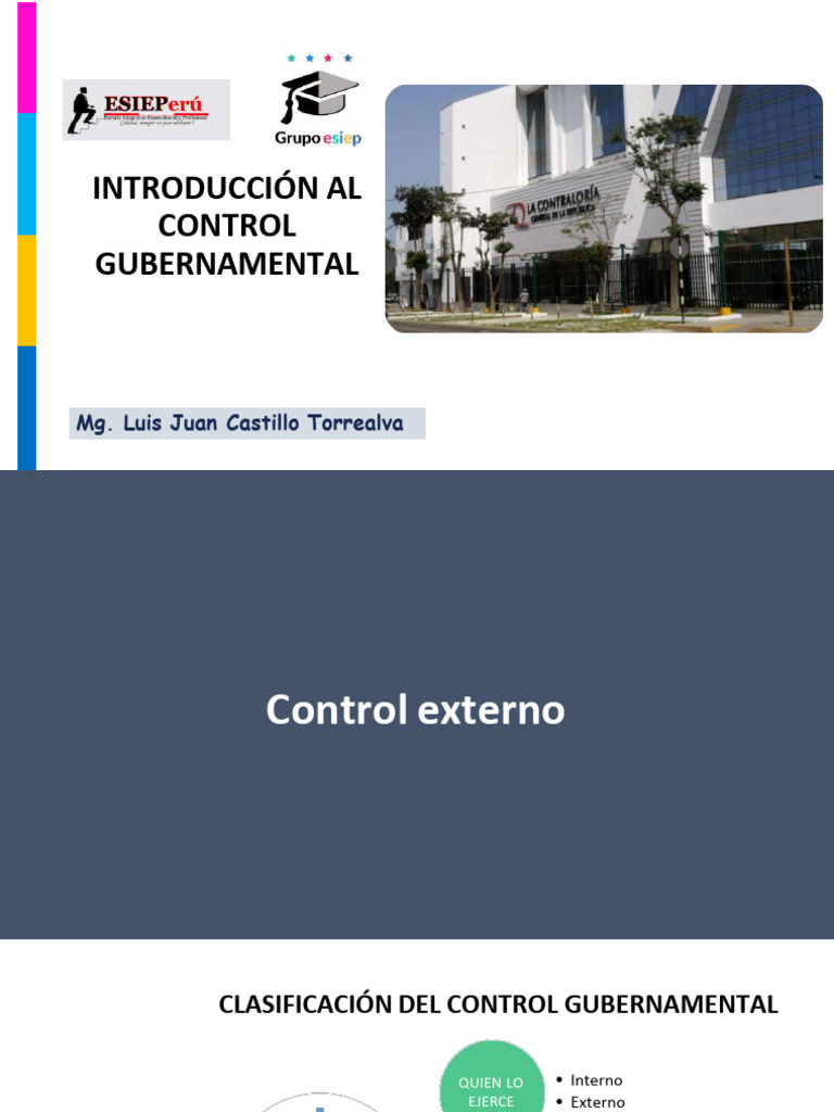 Ctrol Gub II ESIEP Control Externo | PDF | Auditoría