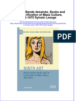 Ninth Art Bande Dessinee Books and The Gentrification of Mass Culture 1964 1975 Sylvain Lesage Download 2024 Full Chapter