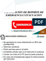 Capacitacion Reporte de Emergencia y Evacuacion Caserones