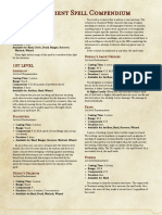 New Dia's AD&D Wizard's Ancient Spell Compendium - For 5e