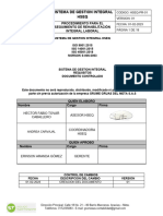 HSEQ-PR-01 Procedimiento para el seguimiento de rehabilitación integral laboral