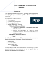 Examen Clinique D'une Femme en Planification Familiale