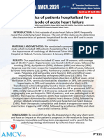 Eposter Characteristics of Patients Hospitalized For A First Episode of Acute Heart Failure AMCV 2024