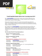 Download Train 4 Trade Skills Double GOLD at the E-Learning Awards 2011 by Train4TradeSkills SN72670411 doc pdf
