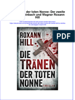 Die Tranen Der Toten Nonne Der Zweite Fall Fur Steinbach Und Wagner Roxann Hill Download 2024 Full Chapter