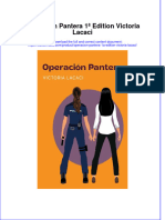 Operacion Pantera 1A Edition Victoria Lacaci Download 2024 Full Chapter