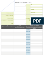 IC One Page Financial Plan Template 17182 FR