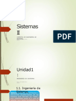 Sistemas II Unidad 1 1