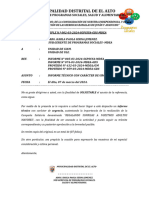 Memorandum Multiple 002 - Informe Tecnico de Campaña Solidaria