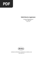 Nordson E400 Electric Applicator Manual