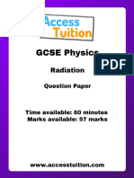 AQA GCSE Physics - Radiation QP