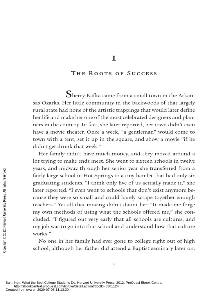 Bain, The Roots of Success | PDF