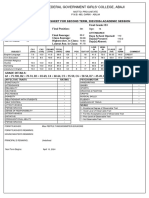 Report Sheet