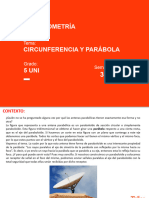 T - 5to UNI - SEMANA 39 - Circunferencia y Parábola (Sin Audio)