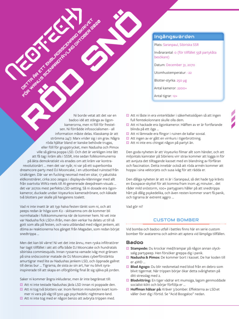 Röd Snö | PDF