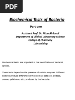 Biochemical Test of Bacteria