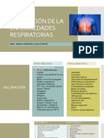 VALORACIÓN DE LA ENFERMEDADES RESPIRATORIAS - PPTX 2023