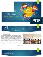 escuela biblica. Domingo 24-10 hacer lo correcto