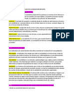 Problemas de Salud en La Poblacion Infantil