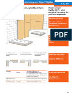 Placare Simplă Rigidur 30 PS - Plăci Compuse (Cu Caşeraj Din Polistiren Expandat) Tencuială Uscată Izolantă, Aplicată Prin Lipire Cu Ipsos Adeziv