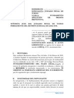 Apelacion Prisión Preventiva Actos Contra El Pudor Menor de Edad NCPP