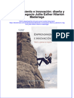 Emprendimiento E Innovacion Disena Y Planea Tu Negocio Jullia Esther Hilarion Madariaga Download 2024 Full Chapter