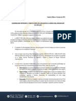 Consideraciones Importantes Nom 37 STPS-2023