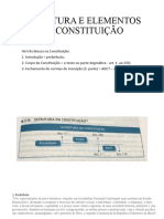 Estrutura e Elementos Da Constituição