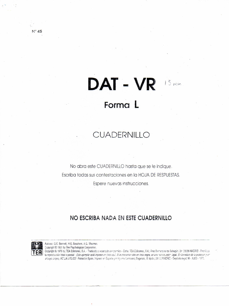 DAT VR | PDF