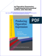 Producing Figurative Expression Theoretical Experimental and Practical Perspectives John Barnden Download 2024 Full Chapter
