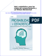 Probabilidad Y Estadistica para Las Ciencias Sociales Del Comportamiento Y La Salud William Mendenhall Download 2024 Full Chapter