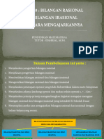 Modul-8 Bilangan Rasional dan Irasional