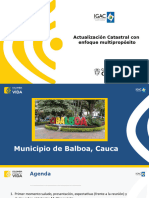 Socializacion Balboa - Cauca