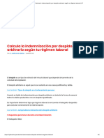 Calcula La Indemnización Por Despido Arbitrario Según Tu Régimen Laboral - LP