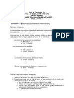 Guia de Estudio No. 2.1. ESTRUCTURA D ELOS ESTANDARES INTERNACIONALES