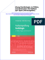 Facharztprufung Kardiologie in Fallen Fragen Und Antworten 3Rd Edition Christoph Spes Herausgeber Download 2024 Full Chapter
