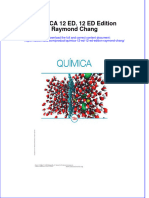 Quimica 12 Ed 12 Ed Edition Raymond Chang Download 2024 Full Chapter